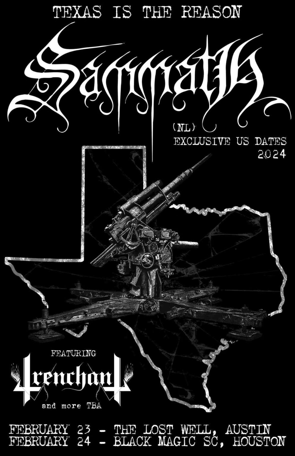 Death Metal Underground » Sammath Introduces Worldwide Texas Tour 2024